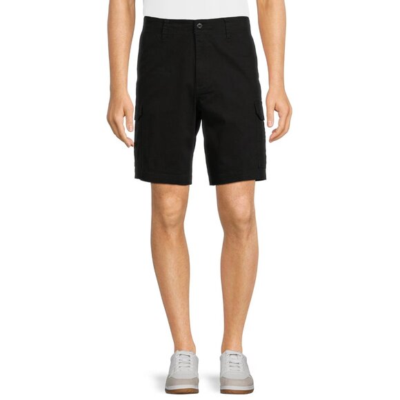 George Men's & Big Men's Cargo Shorts, Size 46, 10.5" Inseam, Relaxed Fit, Black - Picture 1 of 5